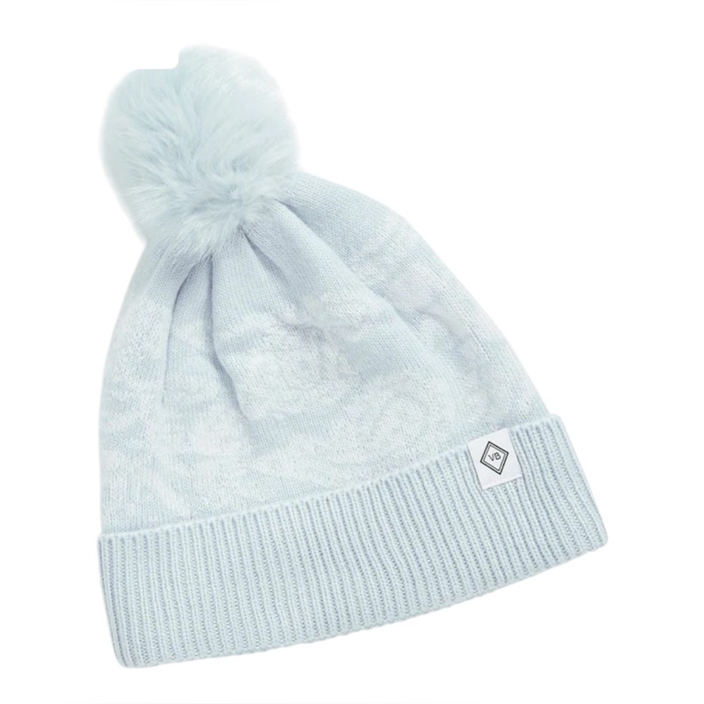 Vera Bradley Pom Pom Knit Hat in Eden Paisley Beanie Hat